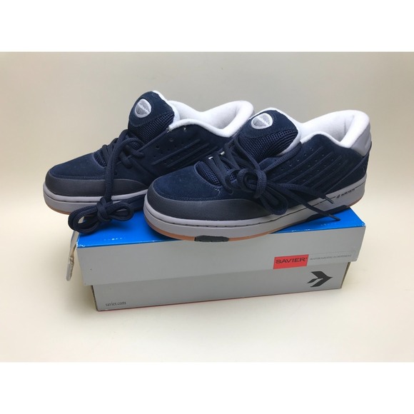 Savier Other - Vtg Savier Brian Anderson Standard Skateboarding Shoes Mens 6 2000s Y2K NEW Blue